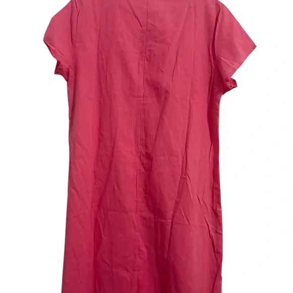 NIP Vibrant Pink V-Neck Dress - Picture 2 of 2